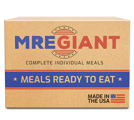 MRE Giant (Meals Ready To Eat) with Heater - 12 Meals Per Case