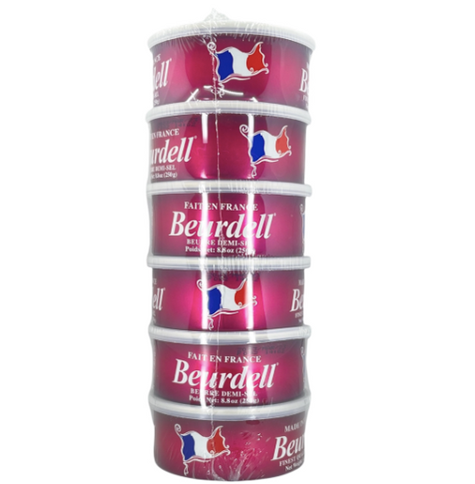 Beurdell Butter - Pasteurized French Salted Butter in 8.8oz (250g).