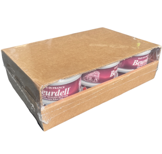 Beurdell Butter - Pasteurized French Salted Butter in 8.8oz (250g).