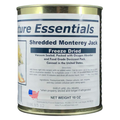 Future Essentials Freeze Dried Shredded Monterey Jack Cheese