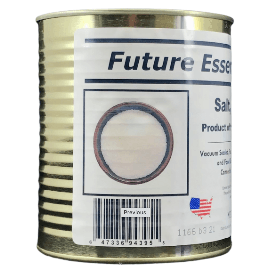 Future Essentials Iodized Salt, Choose 1 Can or Case - Safecastle