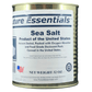 Fine granulated Sea Salt is packed in a #2.5 Can / 32oz