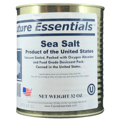 Future Essentials Sea Salt #2.5 Cans -  12 Cans Per Case