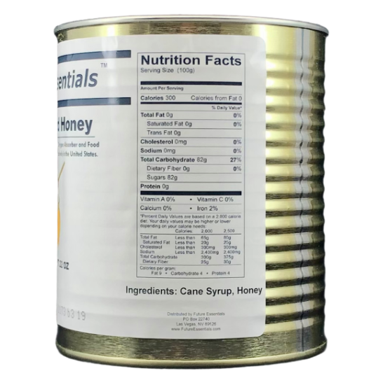 Future essentials Granulated Honey (Case of 12 Cans)