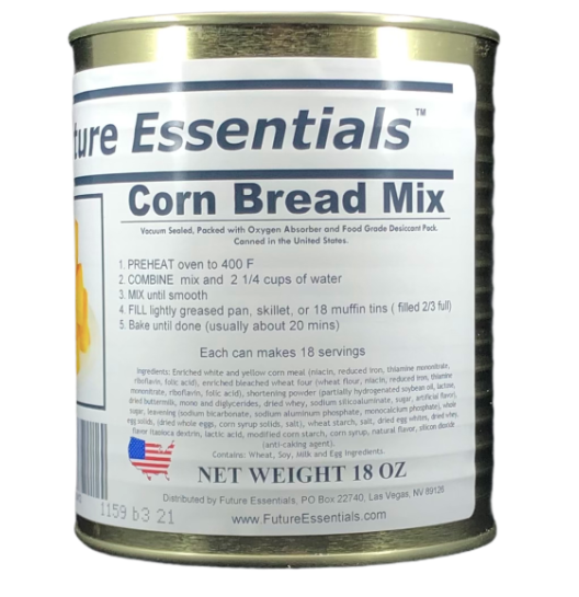 Future Essentials Classic Style Cornbread Mix