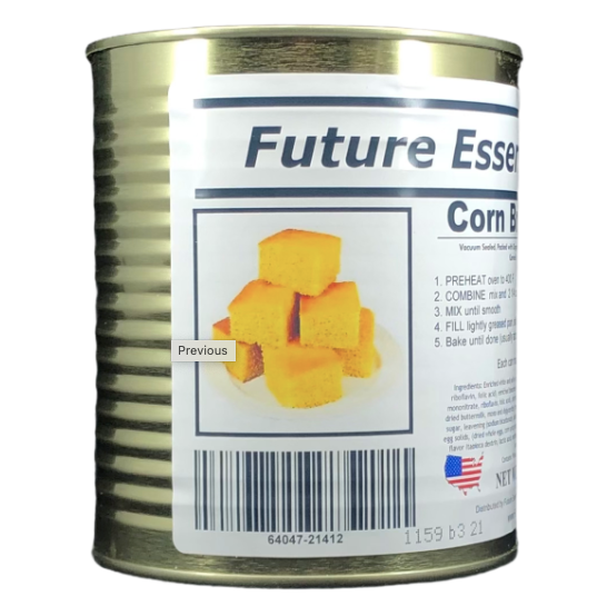 Future Essentials Classic Style Cornbread Mix