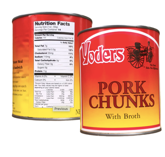 Yoder Canned Meats Premium Variety Pack (Beef, Chicken, Hamburger, Tur ...