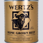 Wertz's Home Grown Canned Beef, 25+ Years Shelf Life , Fully Cooked & Ready to Serve 28 oz (1 can)