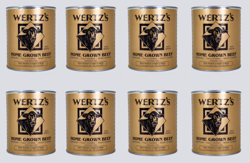 Wertz's GMO Free Premium Canned Meat