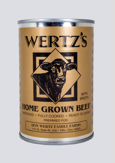 Wertz's GMO Free Premium Beef 14.5oz Cans