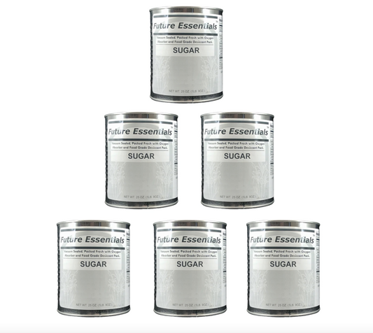 Future essential Canned Granulated White Sugar 6 cans