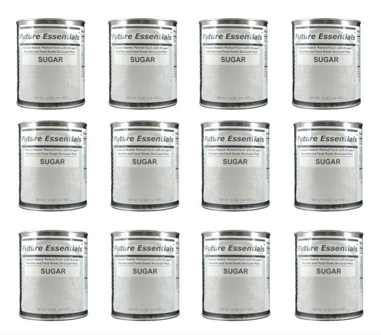 Future essential Canned Granulated White Sugar 12 cans