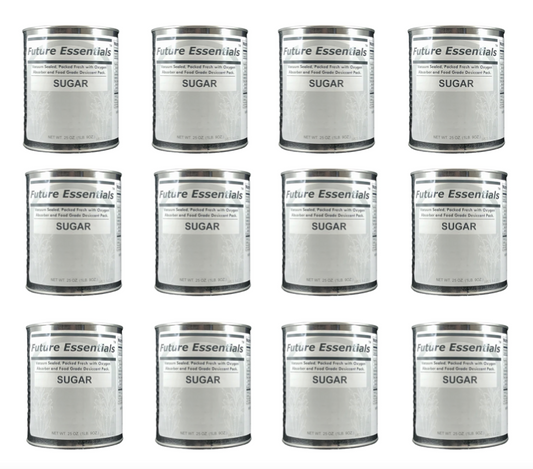 Future essential Canned Granulated White Sugar 12 cans