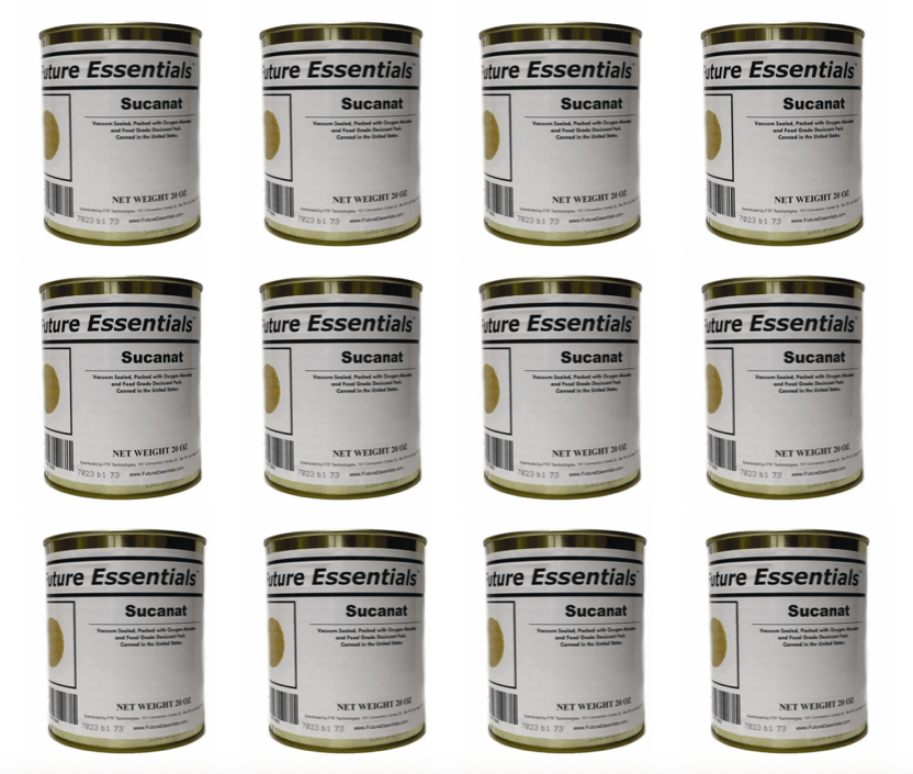Future Essentials Canned Natural Sucanat - (Case of 12 cans) - Safecastle