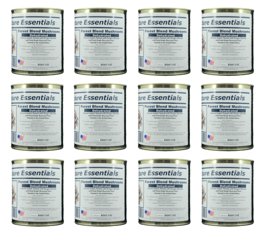 Canned Dehydrated Forest Blend Mushrooms Case(12 Cans) | Future Essentials