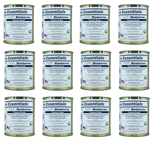 Blueberries Freeze Dried by Future Essentials - ( Case of 12 cans ) - Safecastle