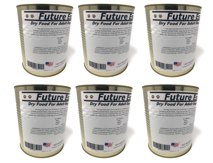 Future Essentials Dry Dog Food 6 cans - Safecastle