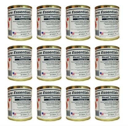 Future Essentials Freeze Dried Diced Tomatoes 12 cans