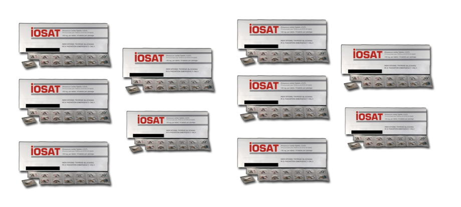IOSAT KI Potassium Iodide Tablets 130 MG X 10 Tablets Pack