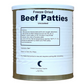 Freeze Dried Hamburger Patties - Military Surplus Frozen Beef Patties for Long-Term Storage
