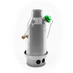 Kelly Kettle® Trekker Basic Kit – Stainless Steel Camping Kettle Fishing, Scouts, Hunting, Emergencies, Hurricanes,Tornados