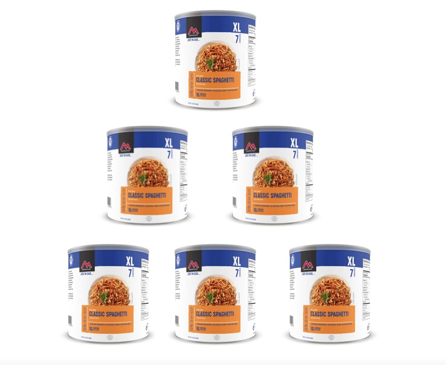 Mountain House Classic Spaghetti with Meat Sauce - #10 Can (Case) For Sale