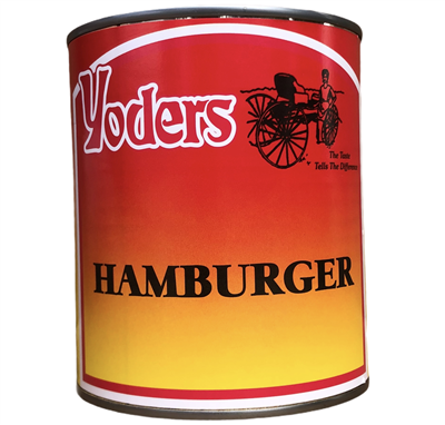 Yoder's  Canned Hamburger Ground Beef - Safecastle