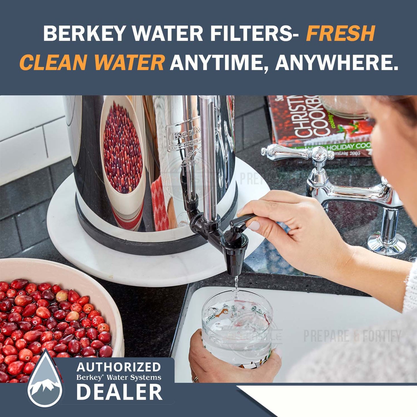 Berkey Imperial Water Filter System with 2 Black Berkey Filters