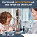 Crown Berkey Water Filter 6 Gallons (22.7 L) with Accessories