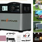 Breeze Portable 400W Generator Power Supply PS5B AC DC Solar Panel 4*USB Charge