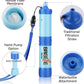 Breeze Water Filter Straw for Survival- Patented Design, Multiple Filtering Options