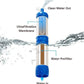 Breeze Water Filter Straw for Survival- Patented Design, Multiple Filtering Options