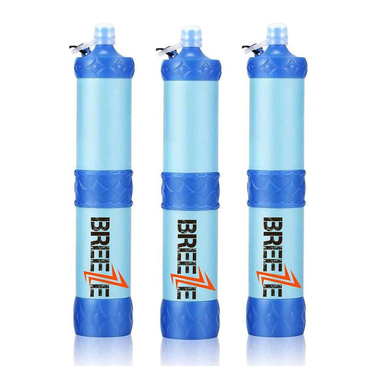 Combo of 3 Breeze Water Filter Straw -Multiple Filtering Options