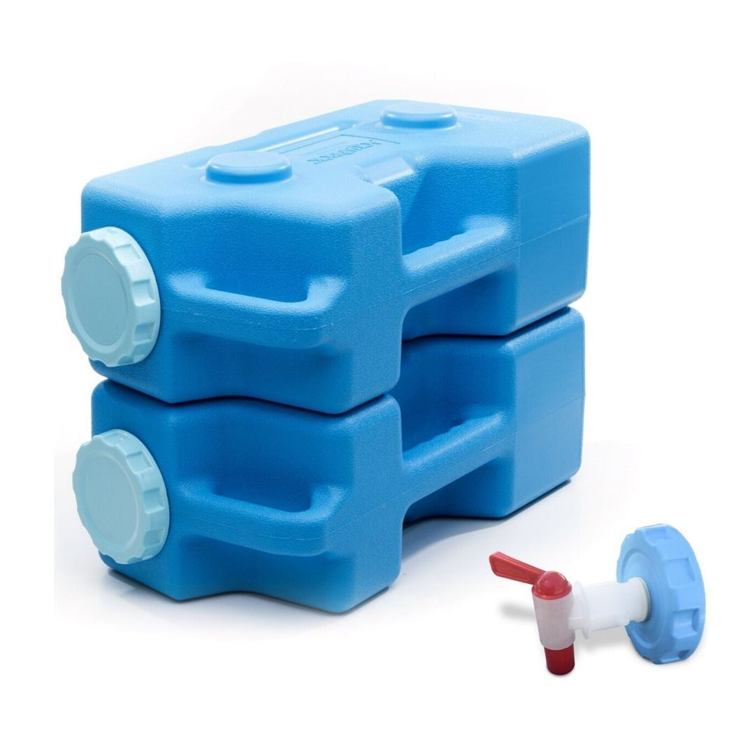 SaganLife 2 pack AquaBrick Container w/Spigot - Safecastle