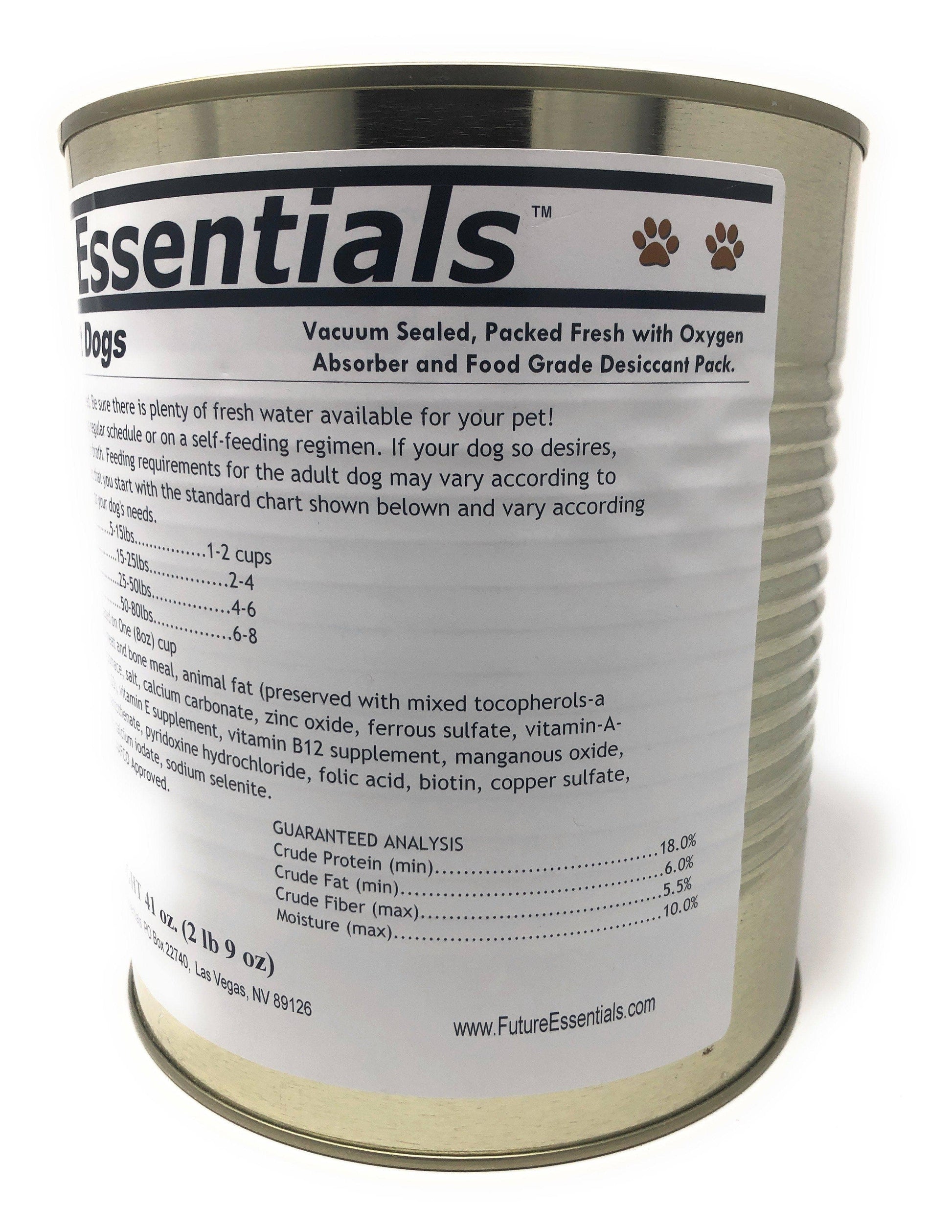 Future Essentials Dry Dog Food 6 cans