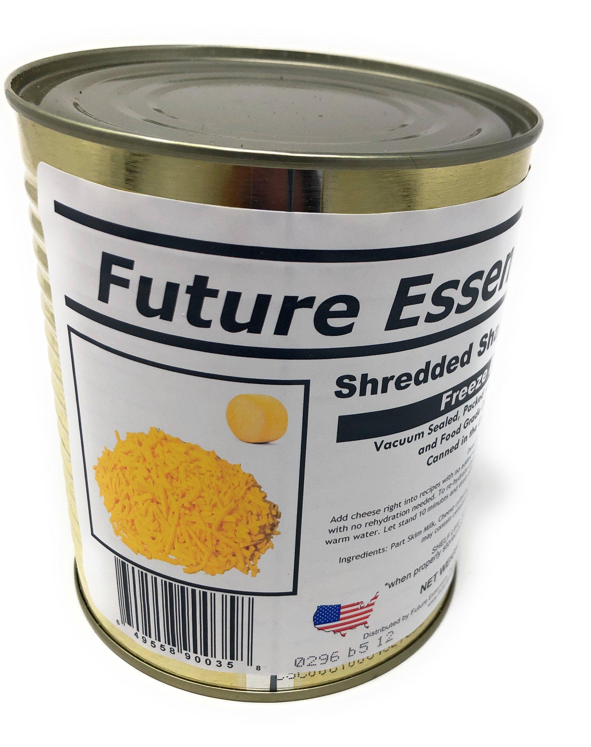 Future Essentials Freeze Dried Shredded Sharp Cheddar Cheese Case