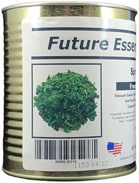 Future Essentials Freeze Dried Spinach- Can