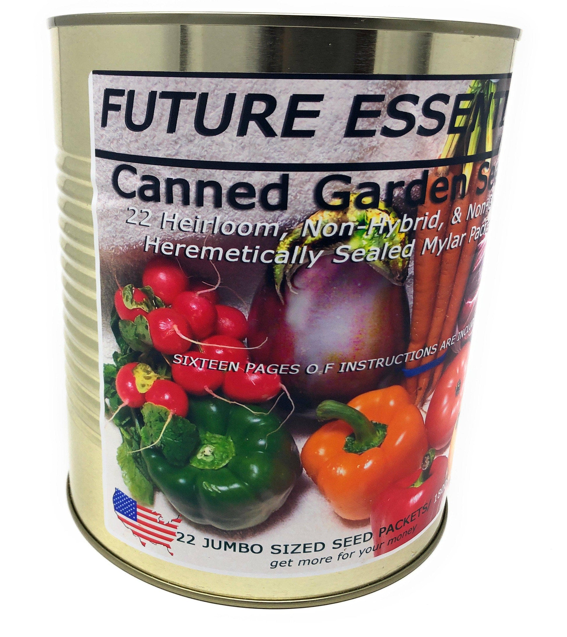 22 Different Heirloom/Non-GMO Canned Vegetable / Garden Seeds