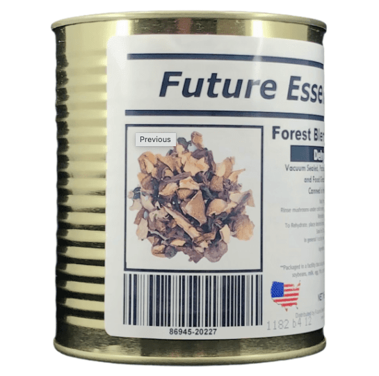 Canned Dehydrated Forest Blend Mushrooms Case