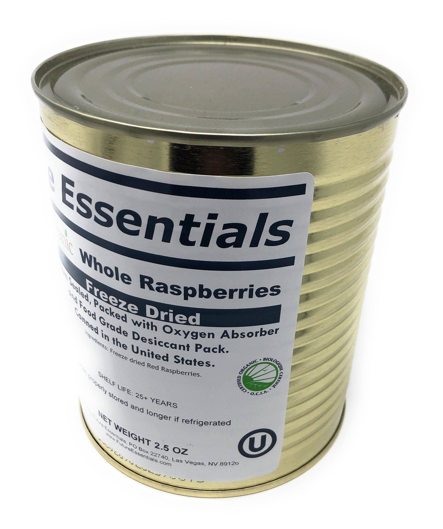 Future Essentials Freeze Dried Whole Raspberries #2.5 / 2.5 oz are a delicious and nutritious snack that you can enjoy year-round. Made from fresh raspberries that have been freeze-dried to preserve their nutrients and flavor, these raspberries are a convenient and healthy way to satisfy your sweet tooth.