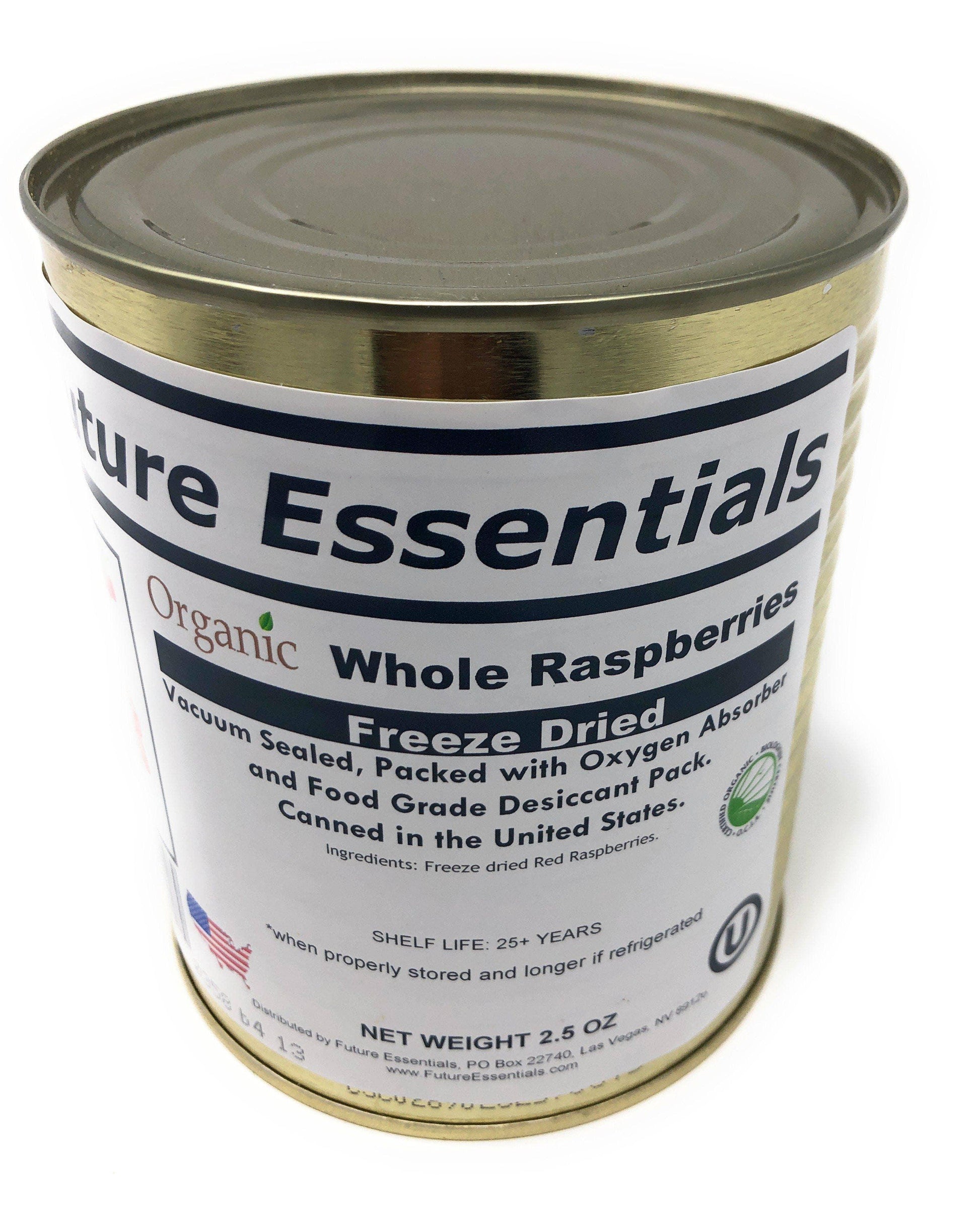 Future Essentials Freeze Dried Whole Raspberries #2.5 / 2.5 oz are a delicious and nutritious snack that you can enjoy year-round. Made from fresh raspberries that have been freeze-dried to preserve their nutrients and flavor, these raspberries are a convenient and healthy way to satisfy your sweet tooth.