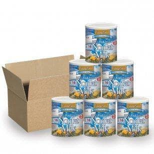 Country Cream 100% Real Instant Nonfat Milk, case of six #10 cans