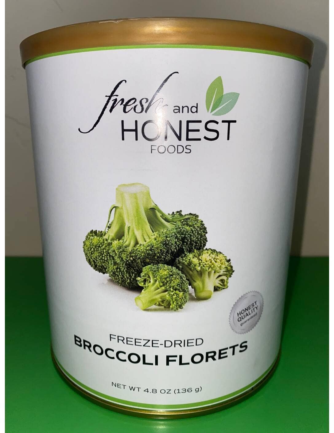 Freeze Dried Broccoli Florets 4.8 OZ (136 g) - Fresh and Honest Foods