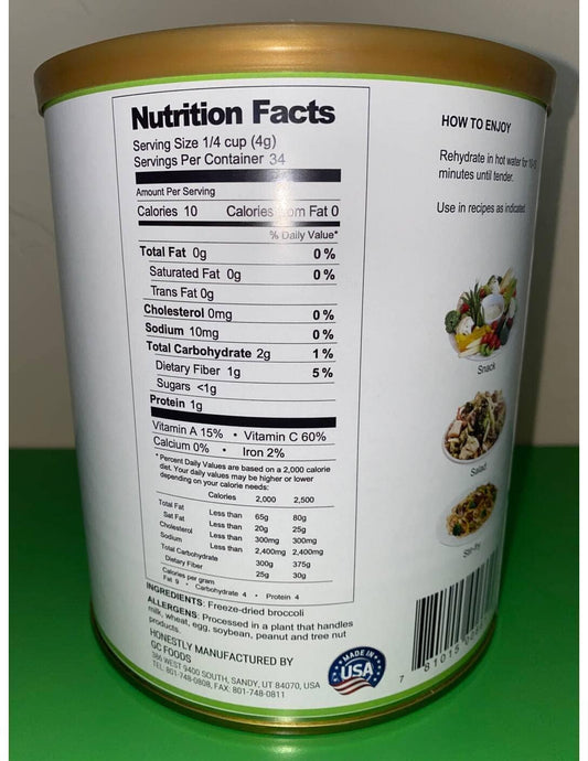 Fresh & Honest Freeze Dried Broccoli Florets