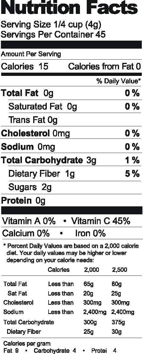 Fresh and Honest Foods Freeze Dried Strawberries 6.3 OZ #10 Can