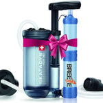 Hiker Pro Transparent Water Filter with Water Filter Straw