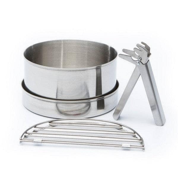 Kelly Kettle Large Cook Set 29 oz. Pot (3.6 Cups/.85 LTR) Great Accessory for Your Use with Pot Support or Hobo Stove for More flexability. (Pot Support and Hobo Stove NOT Included)