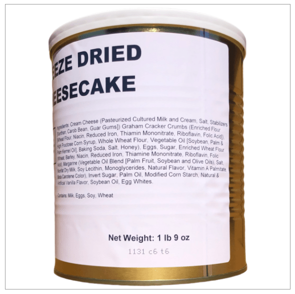 Military Surplus Freeze Dried Cheesecake