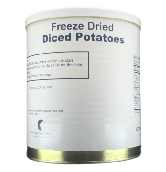 Military Surplus Freeze Dried Diced Potatoes case