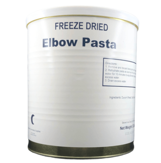 Military Surplus Freeze Dried Elbow Pasta case